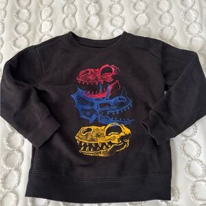 Garanimals Black Sweatshirt with Dinosaur Graphics